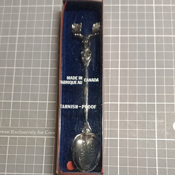 AALCO Souvenirs Other - Silver Tone Moose Souvenir Spoon